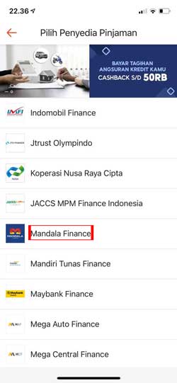 Pilih Mandala Finance