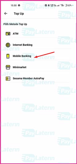 2 Pilih Mobile Banking