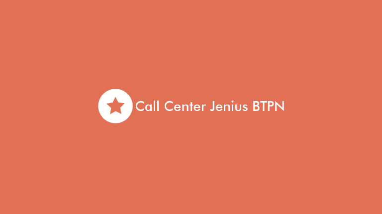 Call Center Jenius BTPN